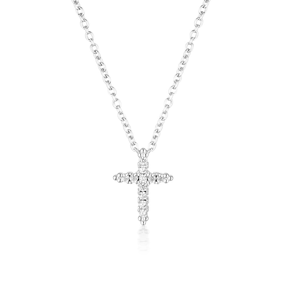 GEORGINI ROCK STAR CROSS SILVER PENDANT