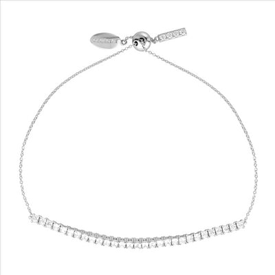 GEORGINI ICONIC BRIDAL VERA 2MM BRACELET SILVER