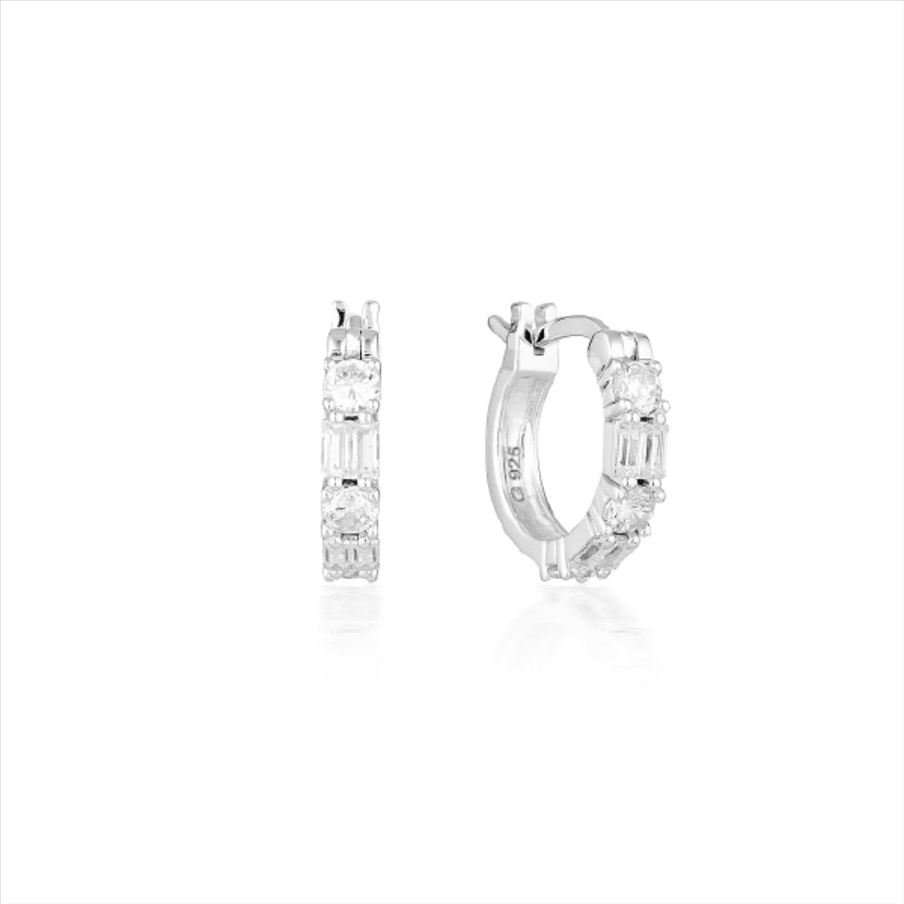 IRINA SMALL SILVER HOOP