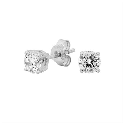 GEORGINI 5MM CLEAR ROUND STUDS