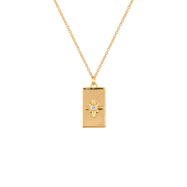 March Birthstone Necklace